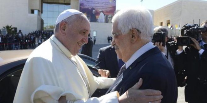 البابا يدعو الى انهاء الوضع غير المقبول في النزاع الاسرائيلي الفلسطيني
