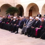 الرئيس سليمان والبطريرك الراعي ييتقدمان الحضور الديني في بكركي أمس