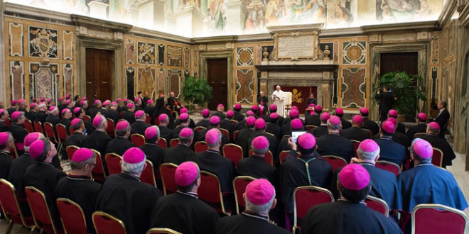 البابا فرنسيس للأساقفة الجدد: دعوتكم هي المحافظة على فرح الإنجيل