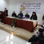 مؤتمر صحفي في مركز الاعلام المسيحي في القدس