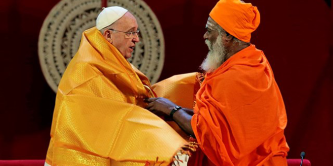 البابا يطلب من الأديان في سريلانكا ألا تستسلم للعنف