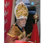 الكاثوليكوس نرسيس في قداسه الأخير في عيد مار يوحنا الاربعاء 24 حزيران 2015. (ميشال صايغ)