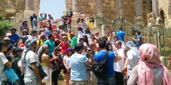 وفد الجامعة اللبنانية الثقافية في العالم اختتم زيارته لقلعة بعلبك