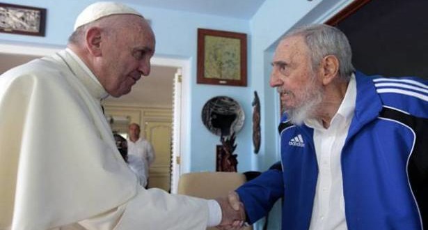 البابا فرنسيس زار فيديل كاسترو