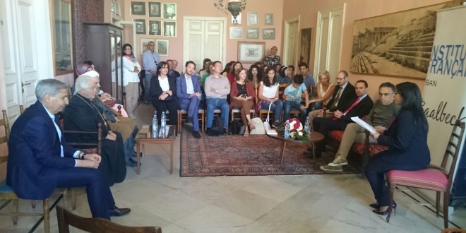 لقاء في المركز الثقافي الفرنسي في بعلبك مع الكاتب اللبناني الفرنكوفوني شريف مجدلاني