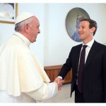 البابا فرنسيس يستقبل مؤسس فايسبوك مارك زوكيربرغ