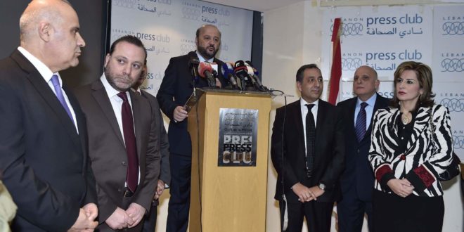 الرياشي دعا من نيوجرسي العاملين في تلفزيون لبنان لتقديم مصلحة الشركة