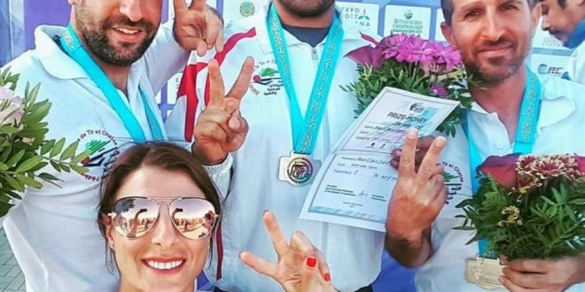 منتخب لبنان احرز فضية الفرق في بطولة آسيا للرماية في استانا