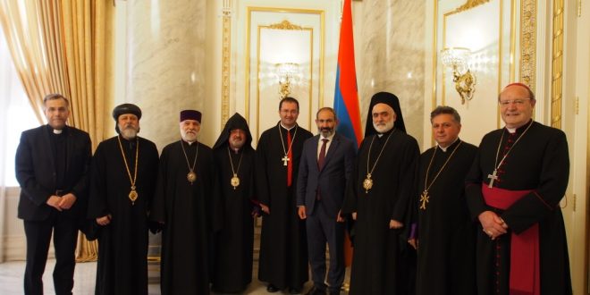 وفد مجلس رؤساء الكنائس الشرقية في أوستراليا واصل زيارته لأرمينيا والتقى رئيس وزرائها وزار السفارة اللبنانية بيريفان