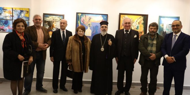 معرض لوحات لاكثر من 48 فنانا أرمينيا لمناسة مرور 90 عاما على تأسيس جمعية هامازكائين للثقافة