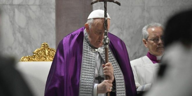 البابا فرنسيس يحتفل برتبة تبريك الرماد ويفتتح زمن الصوم المبارك