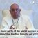 البابا فرنسيس يصلّي من أجل دور النساء