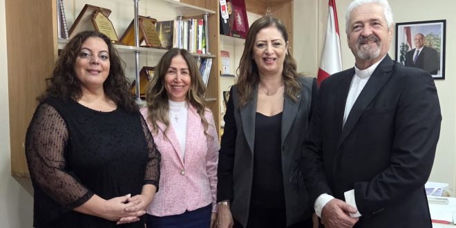 <strong>وفد من أوسيب يزور المديرة العامة لتلفزيون لبنان</strong>